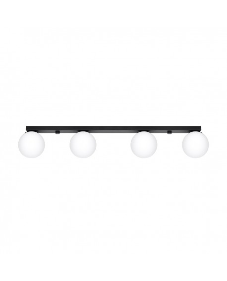 Plafon YOLI 4 czarny Sollux SL.1154