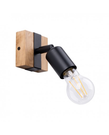 Kinkiet ZUCA czarny Sollux SL.1295