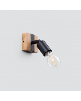 Kinkiet ZUCA czarny Sollux SL.1295