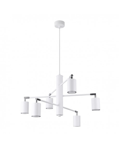 Żyrandol LEMMI 6 biały Sollux SL.1206