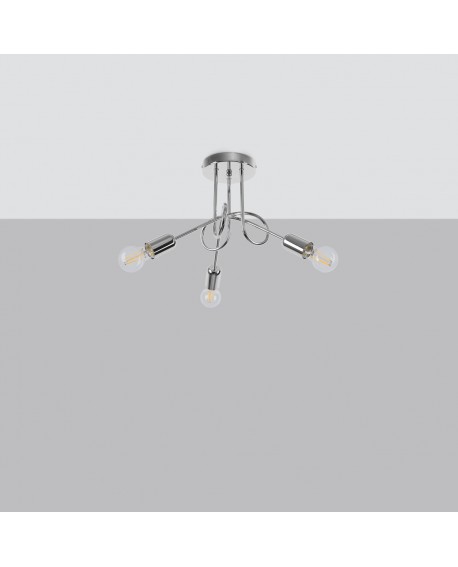 Żyrandol LOOP 3 chrom Sollux SL.1440