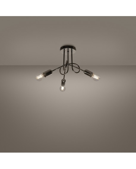 Żyrandol LOOP 3 chrom Sollux SL.1440