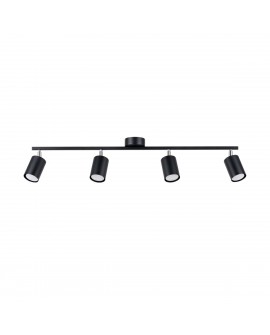Plafon LEMMI 4L czarny Sollux SL.1168