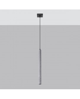 Lampa wisząca PASTELO 1 beton Sollux SL.1271