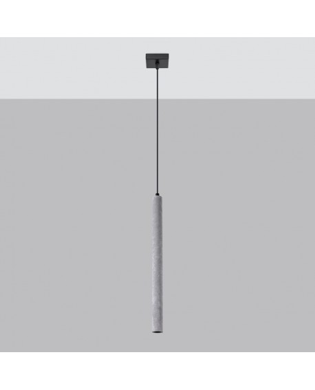 Lampa wisząca PASTELO 1 beton Sollux SL.1271