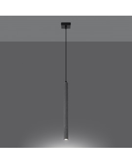 Lampa wisząca PASTELO 1 beton Sollux SL.1271