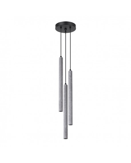 Lampa wisząca PASTELO 3P beton Sollux SL.1273