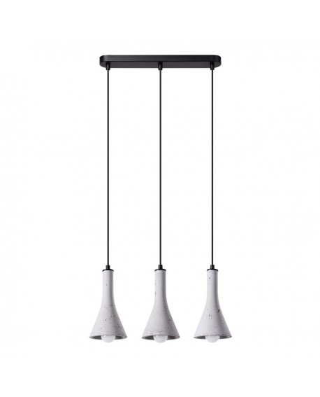Lampa wisząca REA 3L beton Sollux SL.1225