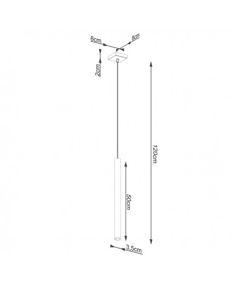 Lampa wisząca PASTELO 1 drewno Sollux SL.1266