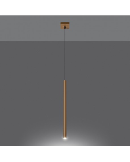 Lampa wisząca PASTELO 1 złota Sollux SL.1170