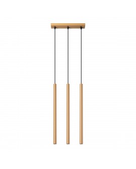Lampa wisząca PASTELO 3L złota Sollux SL.1171