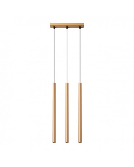 Lampa wisząca PASTELO 3L złota Sollux SL.1171