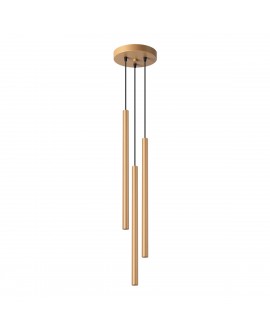 Lampa wisząca PASTELO 3P złota Sollux SL.1172