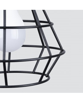 Lampa wisząca SUBA 4L czarna Sollux SL.1167