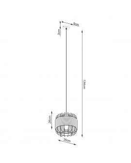 Lampa wisząca FOST Sollux SL.1252