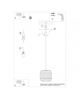 Lampa wisząca FOST Sollux SL.1252