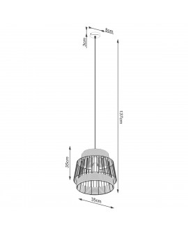 Lampa wisząca BRILO Sollux SL.1253