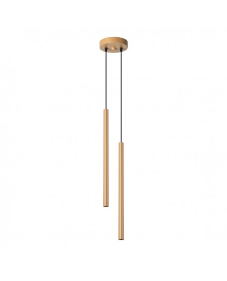Lampa wisząca PASTELO 2 złota Sollux SL.1305