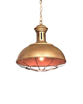 LAMPA WISZĄCA INDUSTRIALNA LOFT STARE ZŁOTO BOCCATO