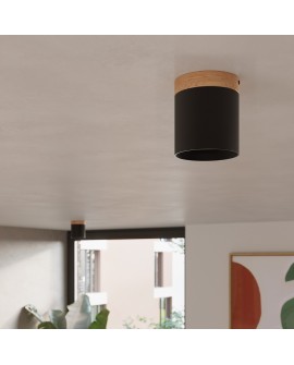Plafon RIF czarny Sollux SL.1349