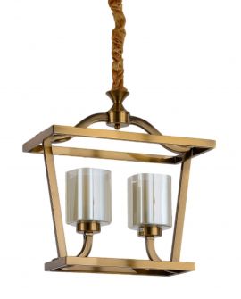 LAMPA WISZĄCA LOFT MOSIĘŻNA ATLANTA W2 LUMINA DECO