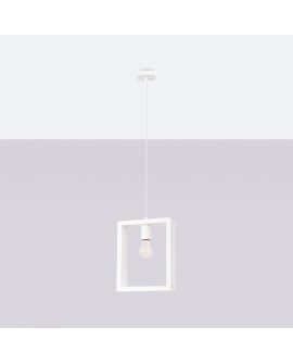 Lampa wisząca ARIES biała Sollux SL.1312
