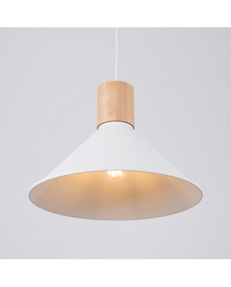 Lampa wisząca JAGA biała Sollux SL.1319