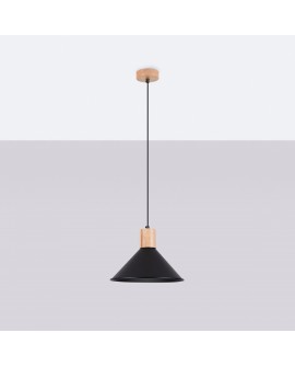 Lampa wisząca JAGA czarna Sollux SL.1320