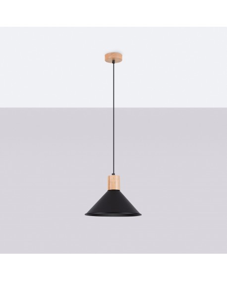Lampa wisząca JAGA czarna Sollux SL.1320