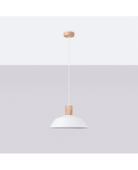 Lampa wisząca FANO biała Sollux SL.1321