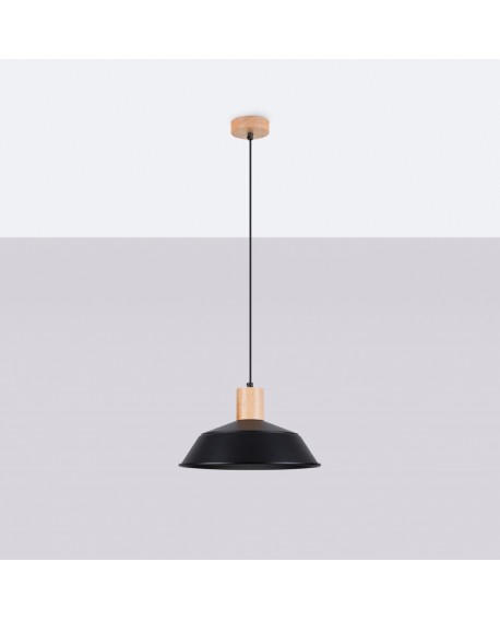 Lampa wisząca FANO czarna Sollux SL.1322
