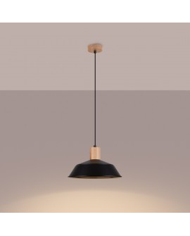 Lampa wisząca FANO czarna Sollux SL.1322
