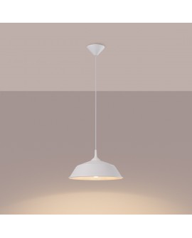 Lampa wisząca FRIKA biała Sollux SL.1327