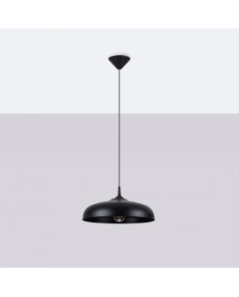 Lampa wisząca GINA czarna Sollux SL.1330