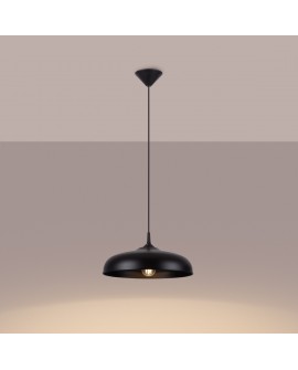 Lampa wisząca GINA czarna Sollux SL.1330
