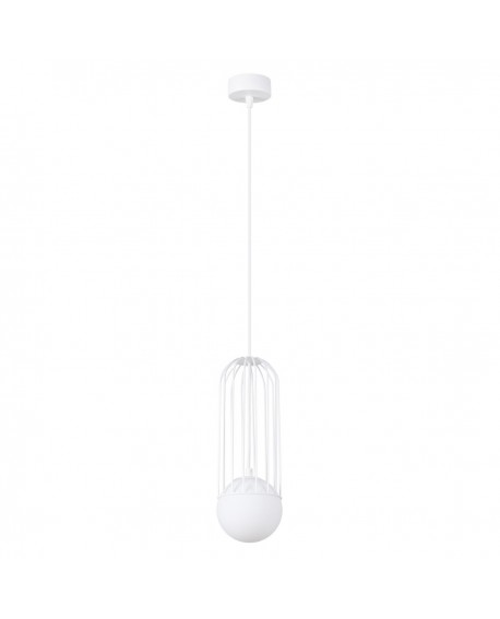 Lampa wisząca BRINA 1 biała Sollux SL.1331