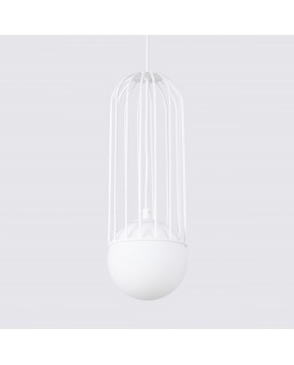 Lampa wisząca BRINA 1 biała Sollux SL.1331