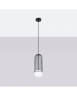 Lampa wisząca BRINA 1 czarna Sollux SL.1332