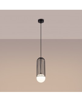 Lampa wisząca BRINA 1 czarna Sollux SL.1332