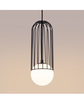Lampa wisząca BRINA 1 czarna Sollux SL.1332