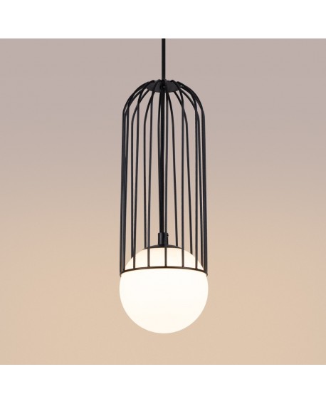 Lampa wisząca BRINA 1 czarna Sollux SL.1332