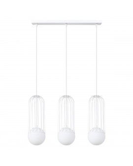 Lampa wisząca BRINA 3L biała Sollux SL.1333