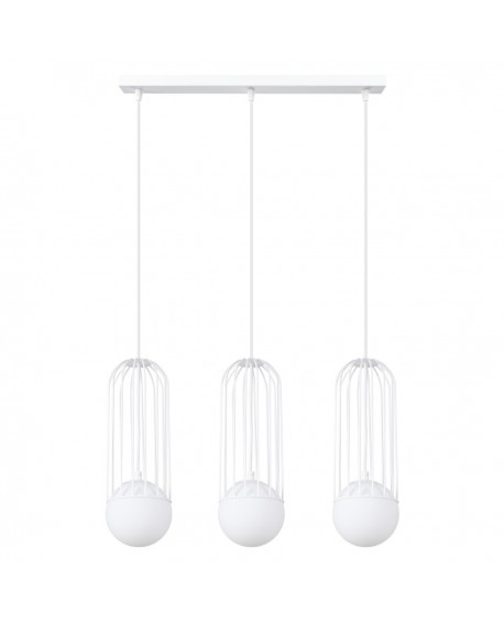 Lampa wisząca BRINA 3L biała Sollux SL.1333