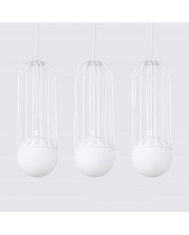 Lampa wisząca BRINA 3L biała Sollux SL.1333