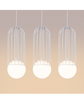 Lampa wisząca BRINA 3L biała Sollux SL.1333