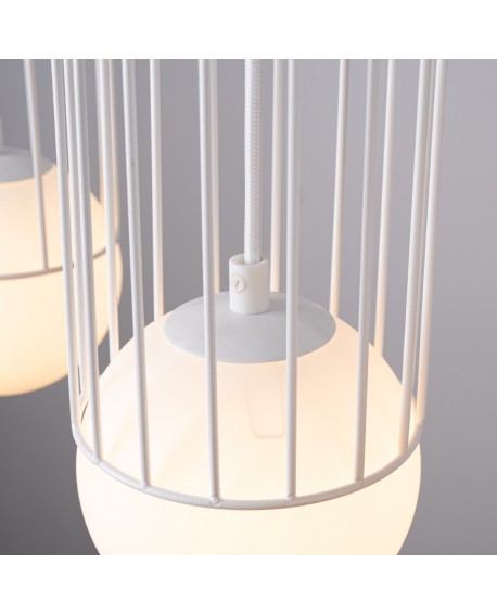 Lampa wisząca BRINA 3L biała Sollux SL.1333