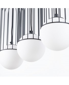 Lampa wisząca BRINA 3L czarna Sollux SL.1334