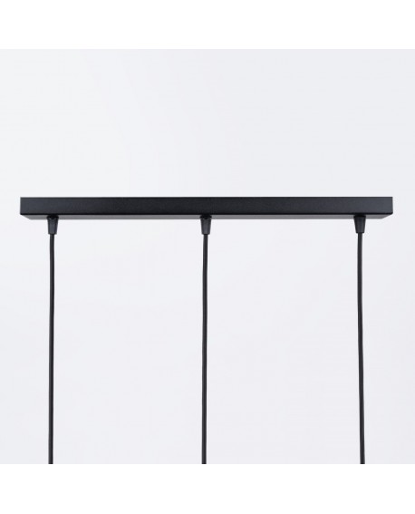 Lampa wisząca BRINA 3L czarna Sollux SL.1334
