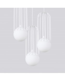 Lampa wisząca BRINA 3P biała Sollux SL.1335