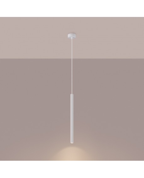 Lampa wisząca ARCHE 1 biała Sollux SL.1337